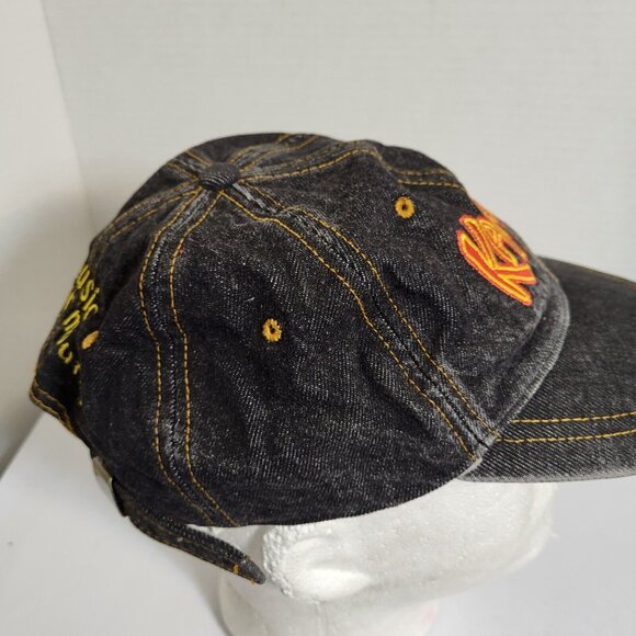 KAHLUA Music For Your Mouth Hat Strapback Baseball Vintage 90s Cap Denim Trucker - Picture 4 of 9